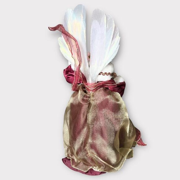 VINTAGE Christmas Wonderland Tree Topper 13” Fiber Optic Angel Of Light - Picture 3 of 6